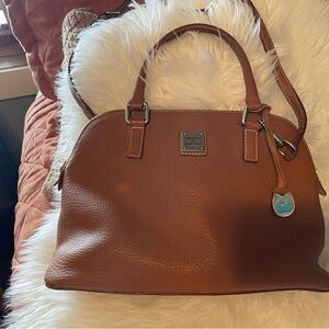 Dooney & Bourke Brown Leather Satchel